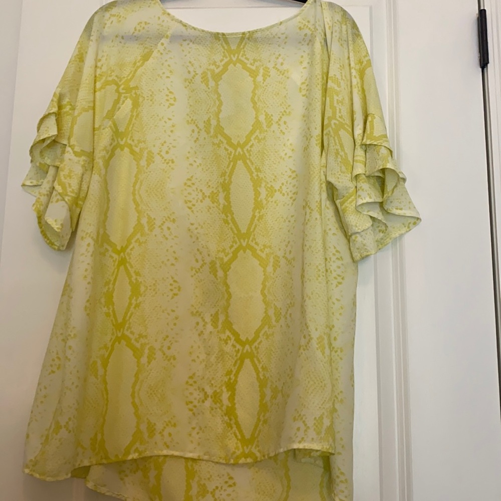 Women’s snakeskin top